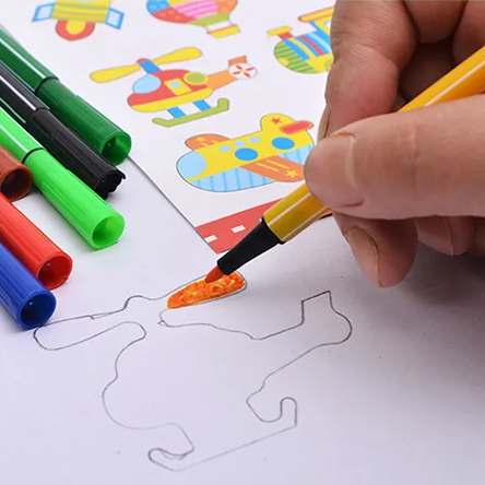 Set Montessori pentru desen - 40 de șabloane