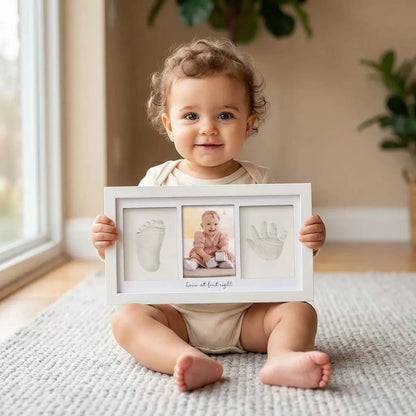 Set Amprentă Bebe cu Lut + Ramă foto