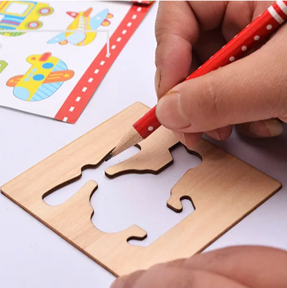 Set Montessori pentru desen - 40 de șabloane